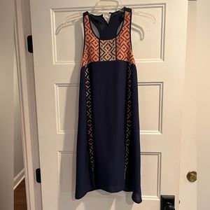 THML - Navy halter dress - Small